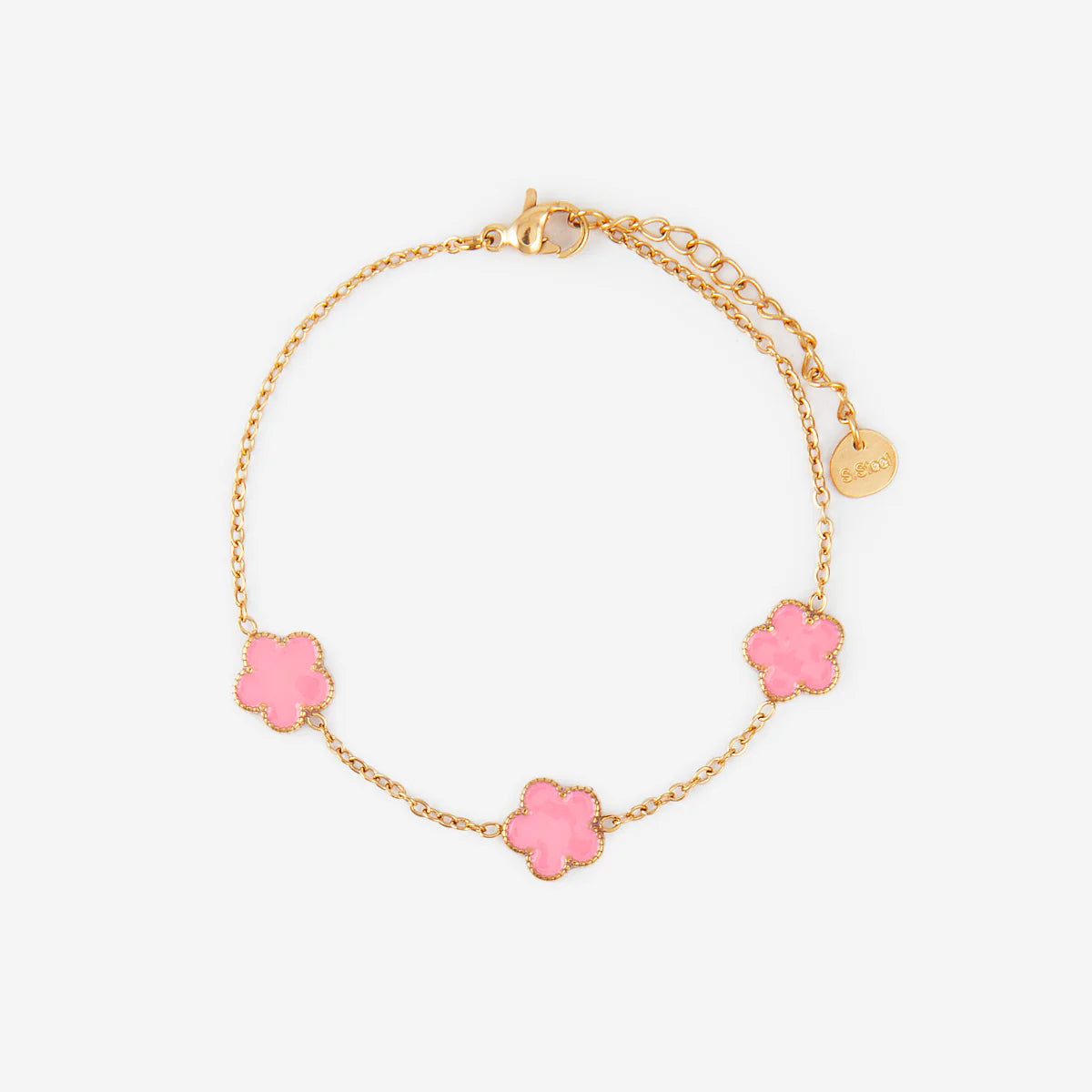 Bracelet Multi-Fleurs – Acier Inoxydable