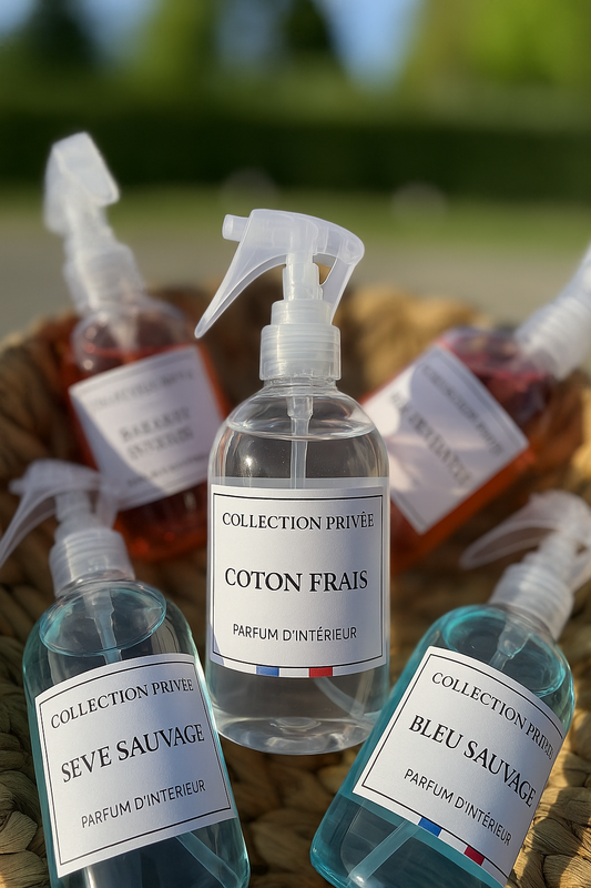 COLLECTION PRIVÉE
COTON FRAIS
PARFUM D’INTÉRIEUR & TISSUS