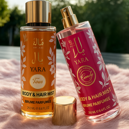 Yara Red – Brume Parfumée pour le Corps & les Cheveux (250 ml)