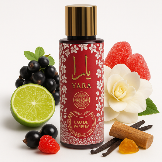 Yara Red – Brume Parfumée pour le Corps & les Cheveux (250 ml)